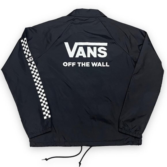 VANS Off The Wall Coach’s Bomber Windbreaker Jacket - Mens Small - Picture 1 of 4